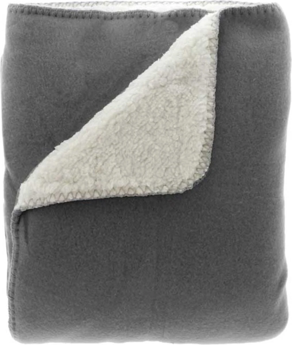 Unique Living Plaid Bjorn - 150x200 Cm - Dark Grey 1 Unique Living Plaid Bjorn - 150x200 Cm - Dark Grey