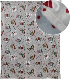 Unique Living - Plaid Xmas Dog 150x200cm