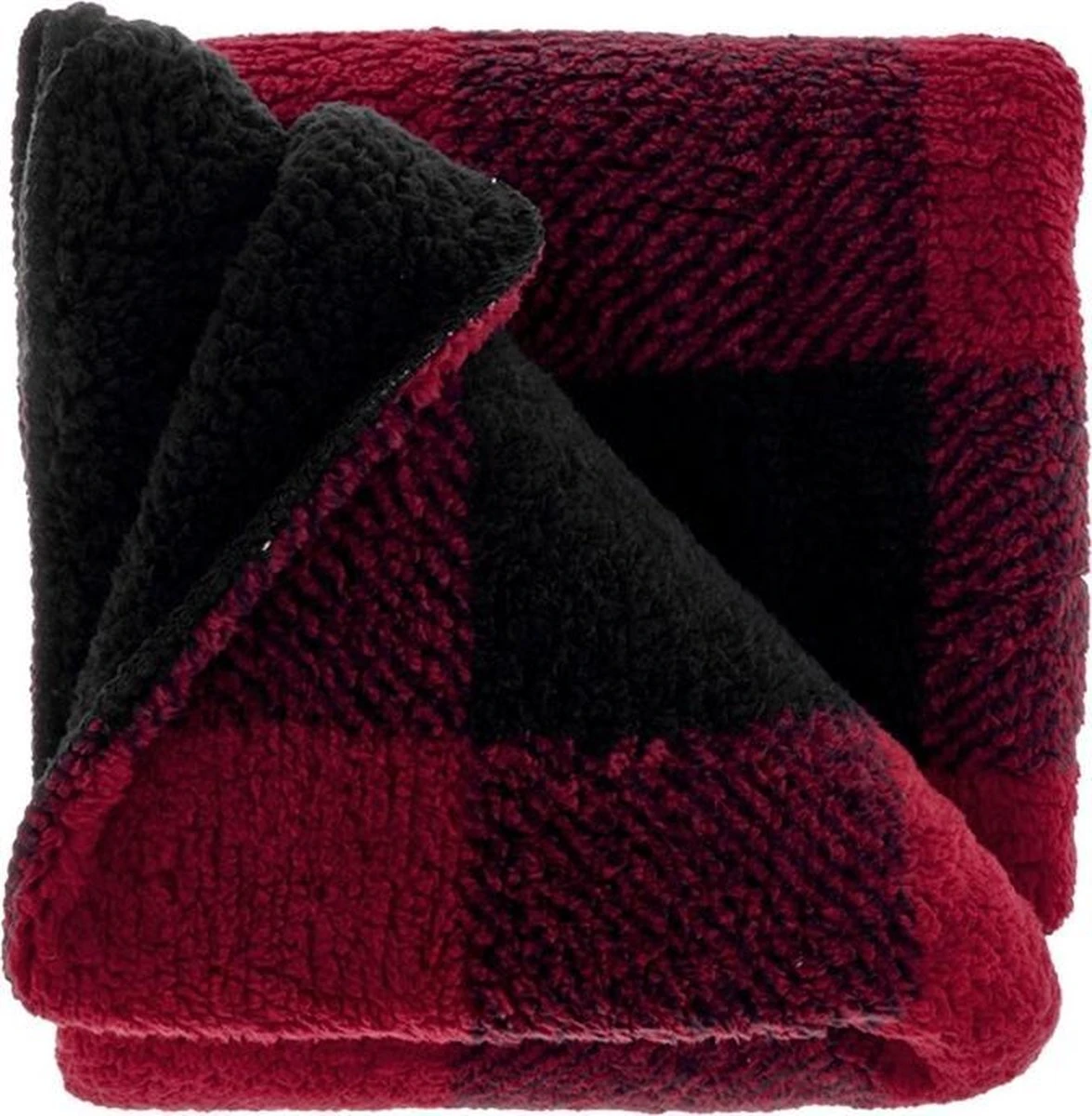 Unique Living | Plaid Jesper 150x200cm Red 1 Unique Living | Plaid Jesper 150x200cm Red