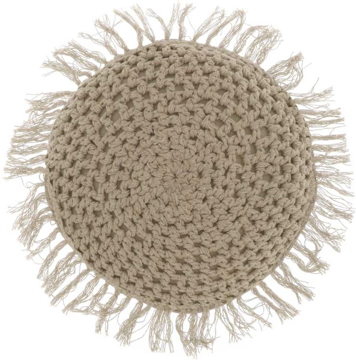 Unique Living - Kussen Tufo 45cm Ø White Tint