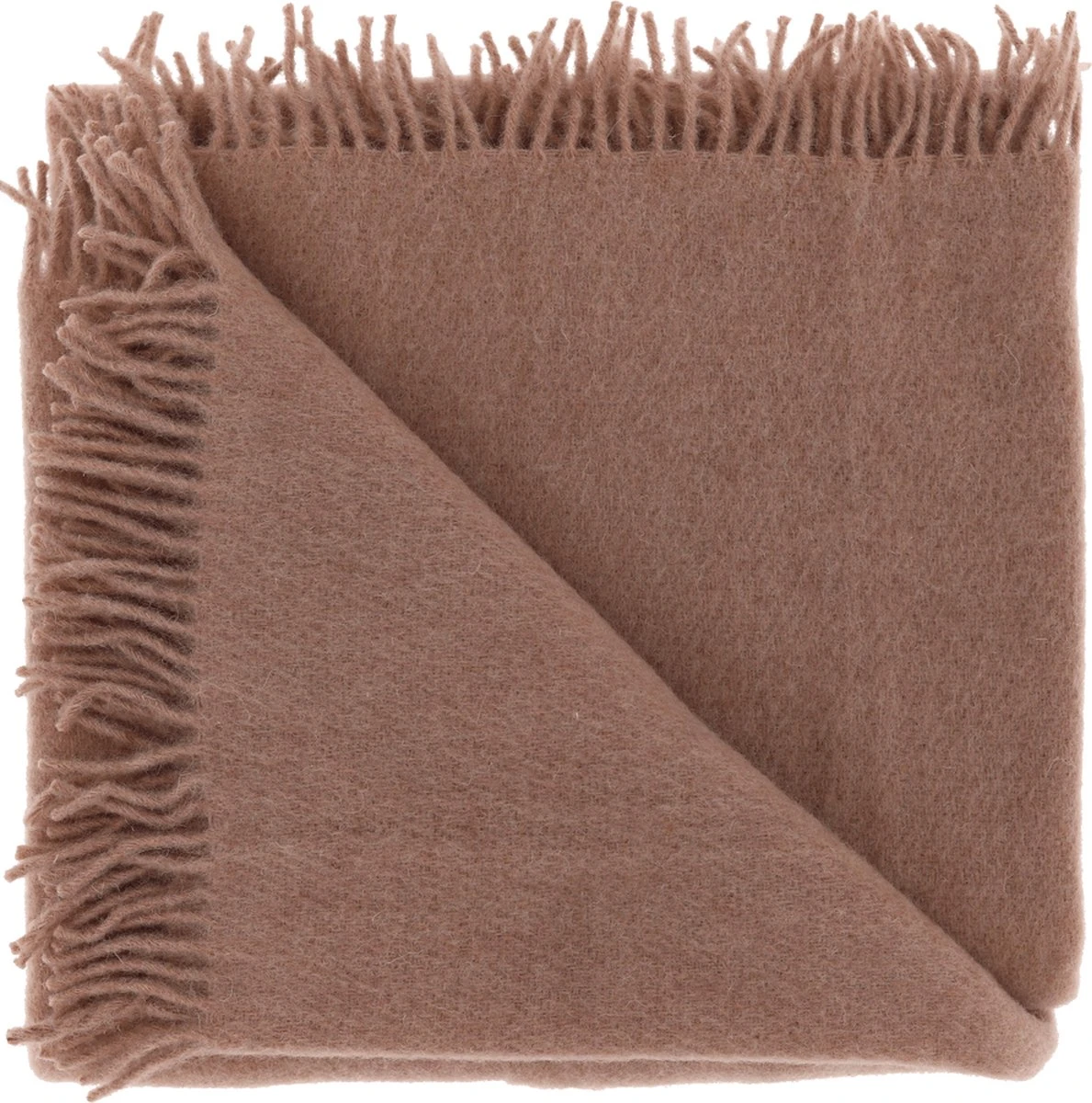 Unique Living - Plaid Yorick 130x170cm Old Pink 2 Unique Living - Plaid Yorick 130x170cm Old Pink - Afbeelding 2