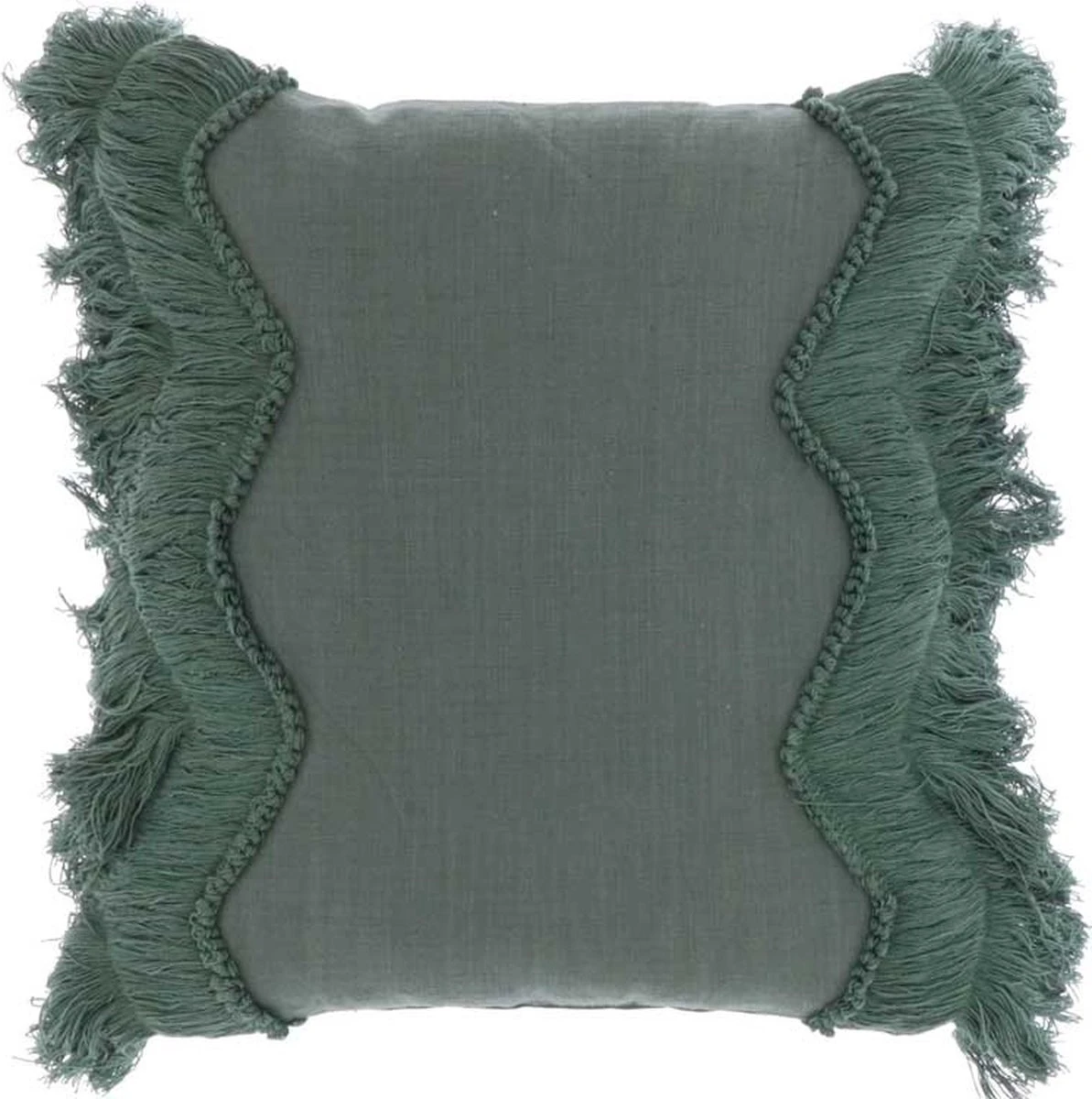 Unique Living - Kussen Fajah 45x45cm Laurel Green 1 Unique Living - Kussen Fajah 45x45cm Laurel Green