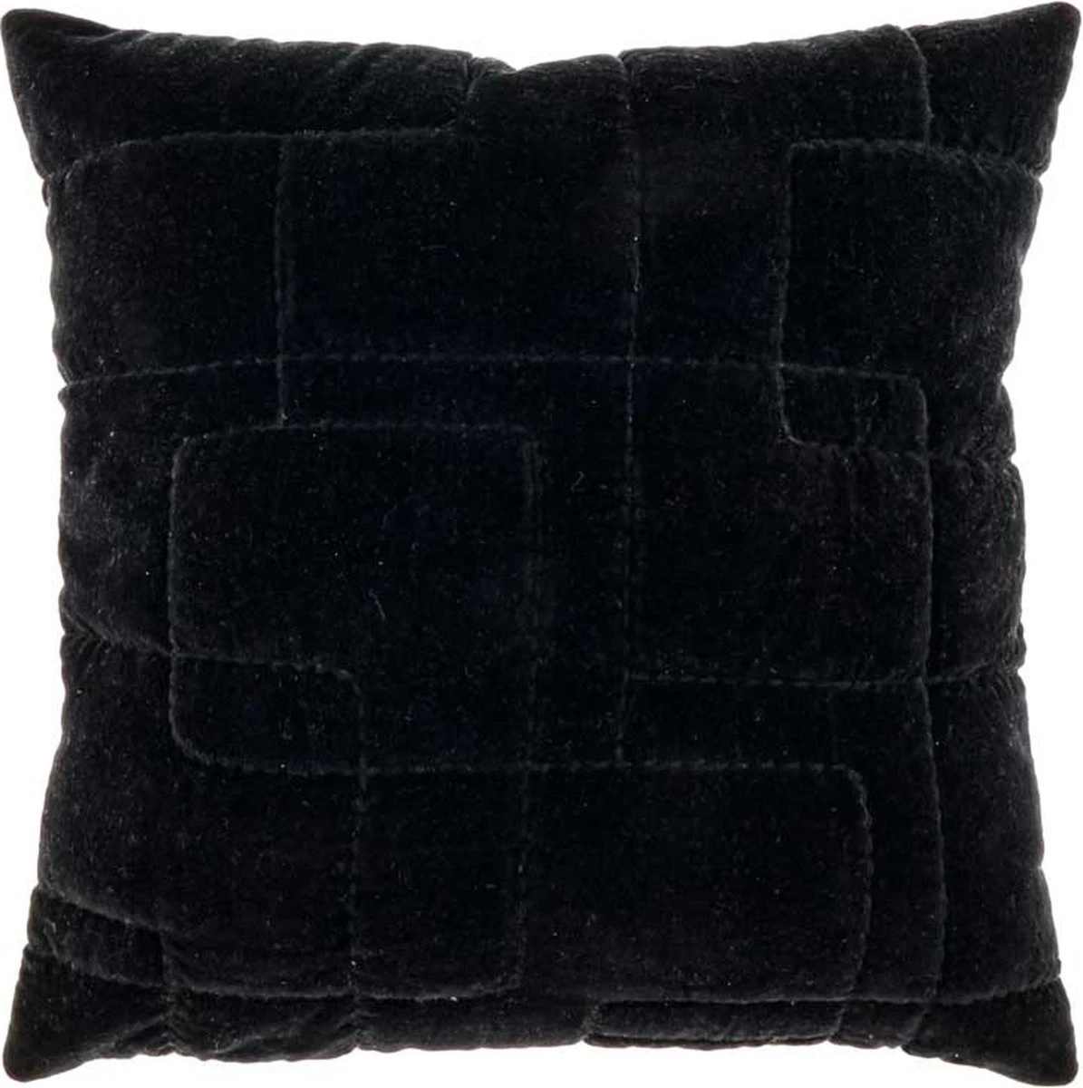 Unique Living - Kussen Nika 45x45cm Black 1 Unique Living - Kussen Nika 45x45cm Black