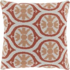 Unique Living - Kussen Diego 45x45cm Terra-decoratie-woonaccessoires-met Binnenkussen-kussen Woonkamer-beide Kanten Te Gebruiken-sierkussen-kussentjes Woonkamer