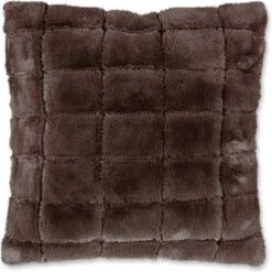 Unique Living - Xavi Bontkussen - Mahogany Brown - 45x45 Cm - Met Vulling