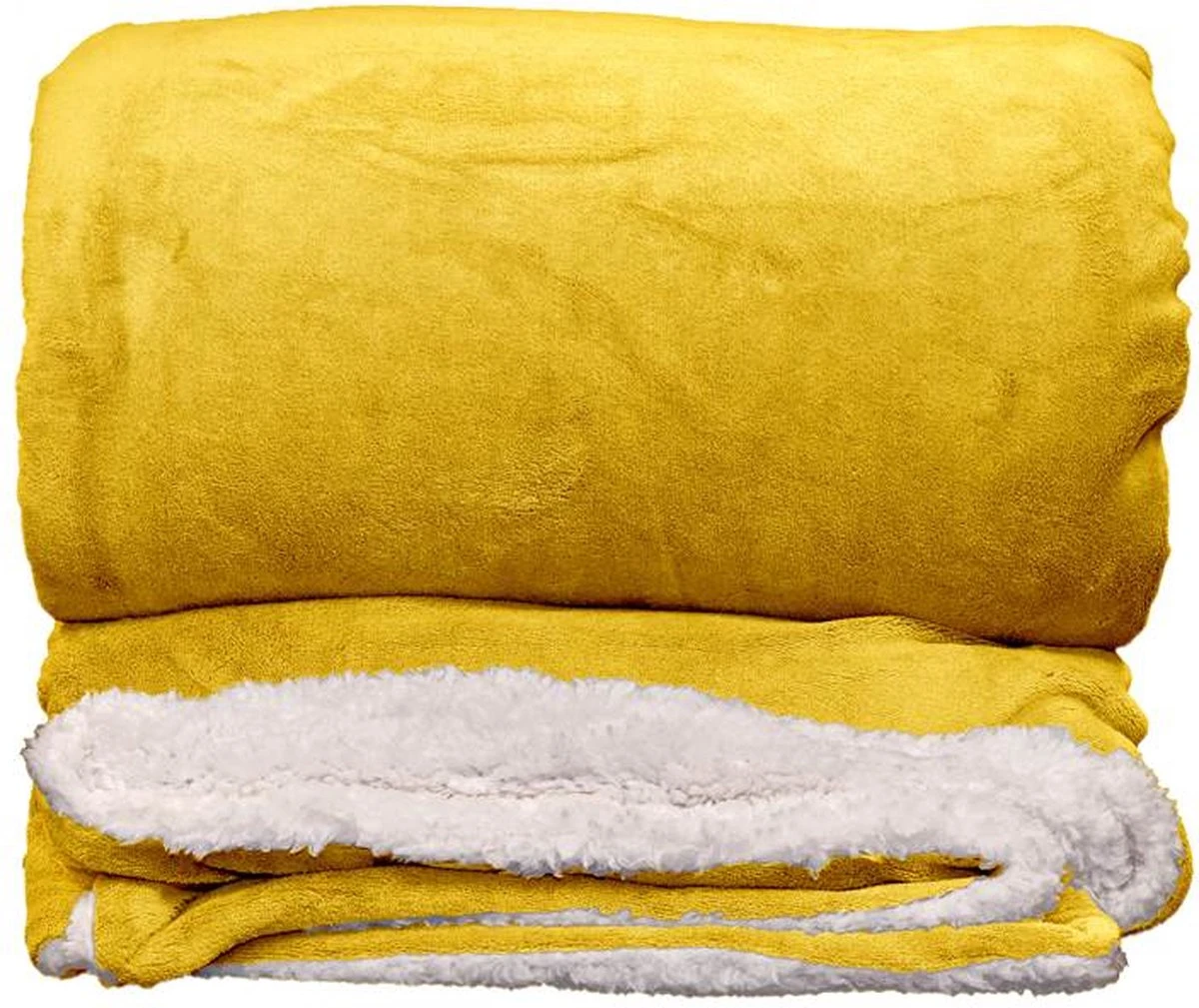 Unique Living Lars XL Plaid - 220x240 Cm - Bamboo Yellow 1 Unique Living Lars XL Plaid - 220x240 Cm - Bamboo Yellow