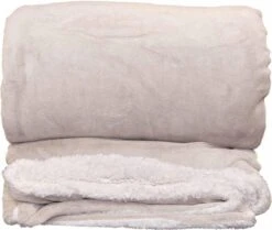 Unique Living Plaid Lars XL - 220x240 Cm - Pebble