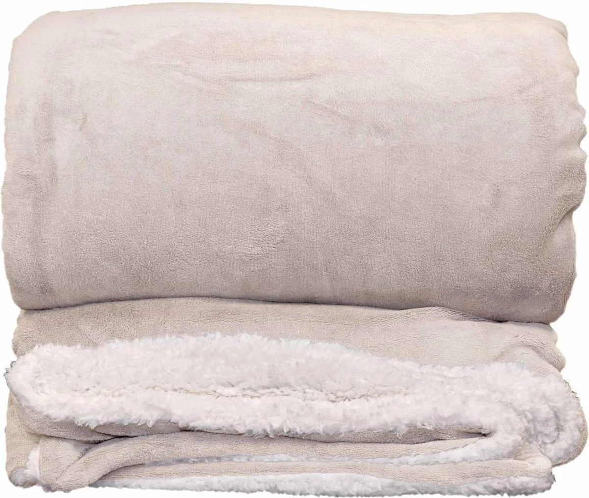 Unique Living Plaid Lars XL - 220x240 Cm - Pebble 1 Unique Living Plaid Lars XL - 220x240 Cm - Pebble