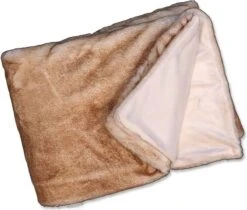 Unique Living Surrey Bont Plaid Fake Fur - 150x200 Cm - Beige