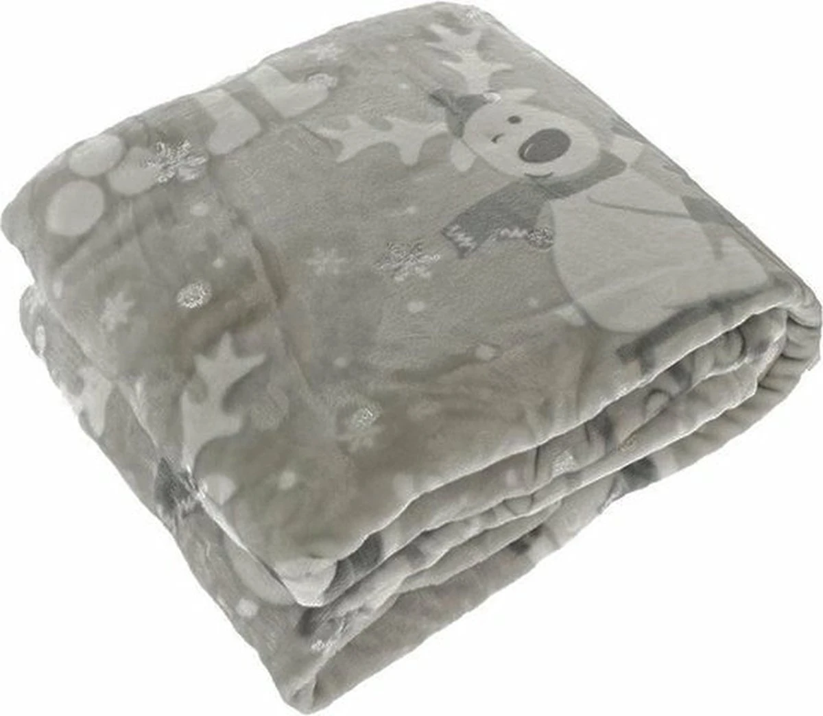 Unique Living Plaid Lekker Zacht Met Rendieren Motief - Winter Kerst - 150 X 200 Cm - Grijs 1 Unique Living Plaid Lekker Zacht Met Rendieren Motief - Winter Kerst - 150 X 200 Cm - Grijs