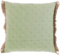 Unique Living | Kussen Fero 45x45cm Tea Green | Kussen Woonkamer Of Slaapkamer