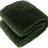 Unique Living Ezra - Fleece - Plaid - 150x200 Cm - Dark Green