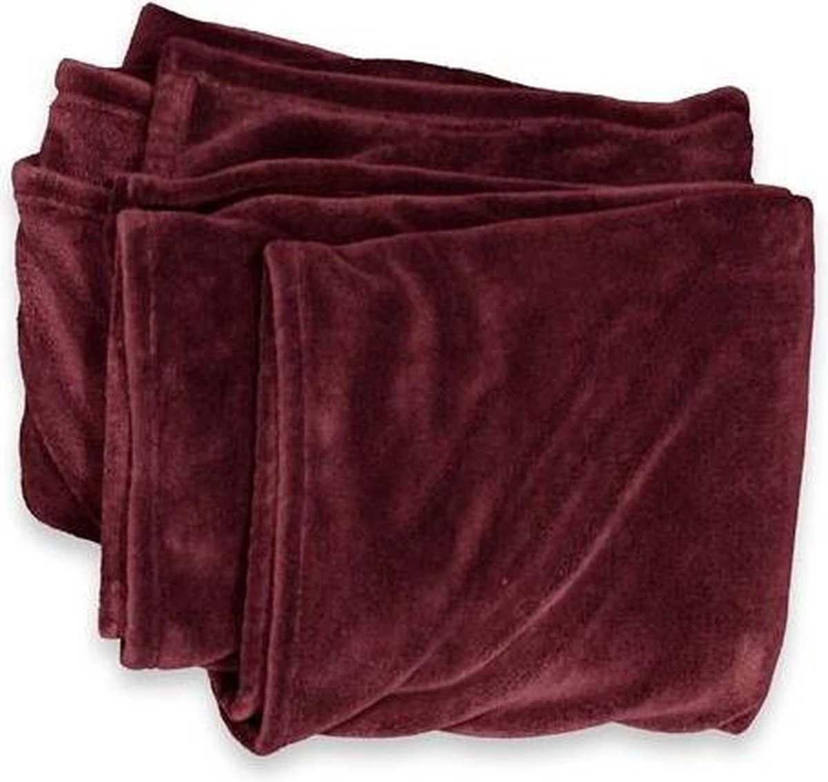 Unique Living Enzo - Fleece Polyester - Plaid - 130x180 Cm - Pomegranate 1 Unique Living Enzo - Fleece Polyester - Plaid - 130x180 Cm - Pomegranate