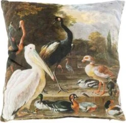 Unique Living Exotic Dessin 6 - Sierkussen - 45x45 Cm - Multi