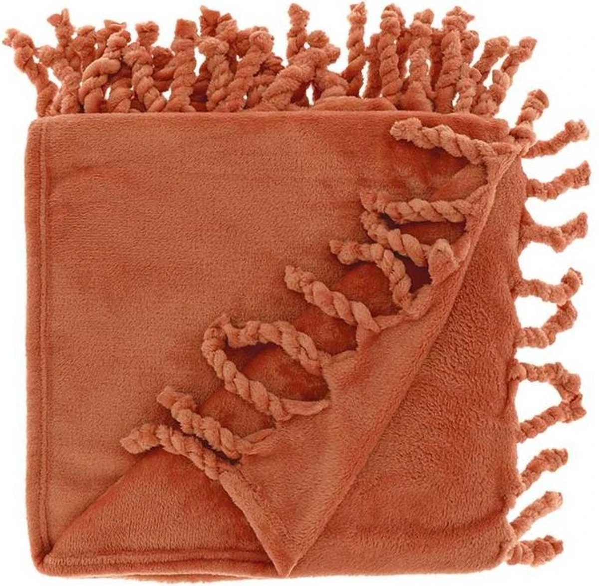 Unique Living - Plaid Lieke 130x160cm Terra 1 Unique Living - Plaid Lieke 130x160cm Terra