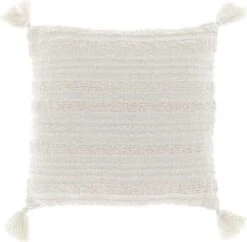 Unique Living Sierkussen - Boho Strepen Wit