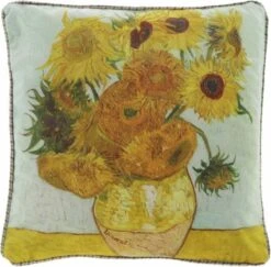 Unique Living | Kussen Painting Print 45x45cm Dessin 2 | Kussen Woonkamer Of Slaapkamer