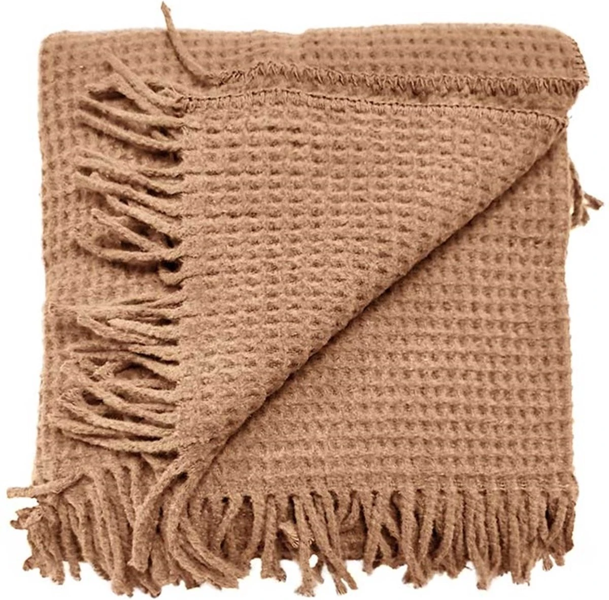 Unique Living - Plaid Selien 150x200cm Sandstone 1 Unique Living - Plaid Selien 150x200cm Sandstone