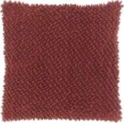 Unique Living | Kussen Wiebe 45x45cm Redwood | Kussen Woonkamer Of Slaapkamer