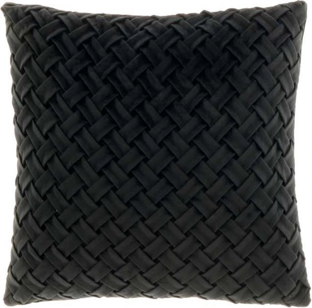 Unique Living - Kussen Mauro 45x45cm Black 1 Unique Living - Kussen Mauro 45x45cm Black