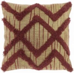 Unique Living | Kussen Vinny 45x45cm Redwood | Kussen Woonkamer Of Slaapkamer