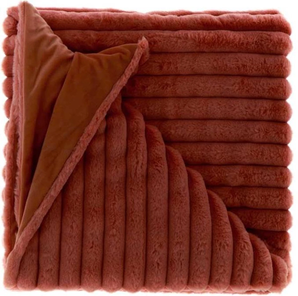 Unique Living | Plaid Peppe 150x200cm Redwood 1 Unique Living | Plaid Peppe 150x200cm Redwood