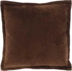 Unique Living | Kussen Tatum 45x45cm Bison Brown | Kussen Woonkamer Of Slaapkamer