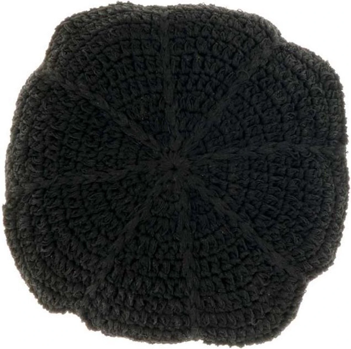 Unique Living - Kussen Dora 45cm Ø Black 1 Unique Living - Kussen Dora 45cm Ø Black