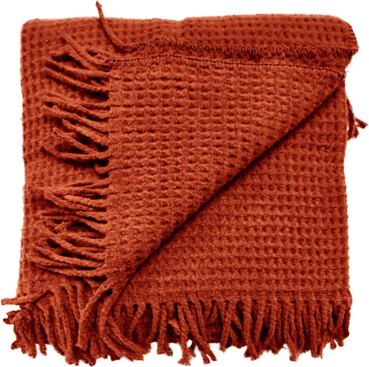 Unique Living - Plaid Selien 150x200cm Redwood 1 Unique Living - Plaid Selien 150x200cm Redwood