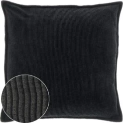 Unique Living | Kussen Janna 45x45cm Black | Kussen Woonkamer Of Slaapkamer