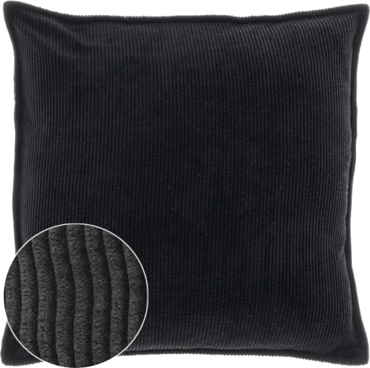 Unique Living | Kussen Janna 45x45cm Black | Kussen Woonkamer Of Slaapkamer 1 Unique Living | Kussen Janna 45x45cm Black | Kussen Woonkamer Of Slaapkamer