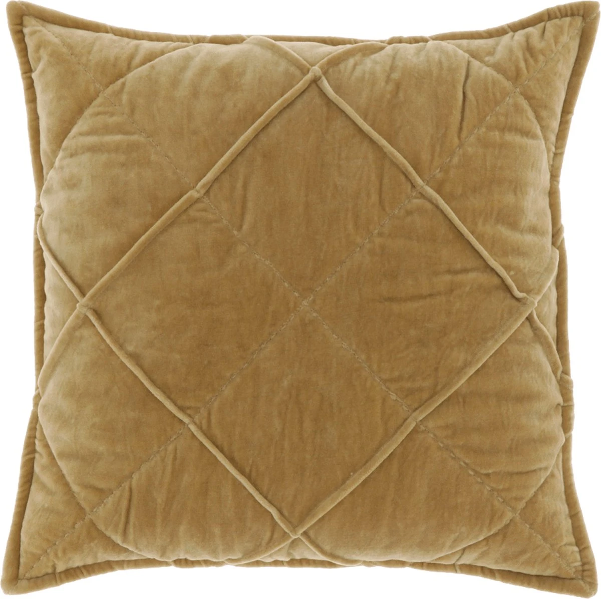 Unique Living Sierkussen Doutzen - Velvet - Geel - 45 X 45 Cm (BxH) 5 Unique Living Sierkussen Doutzen - Velvet - Geel - 45 X 45 Cm (BxH) - Afbeelding 5