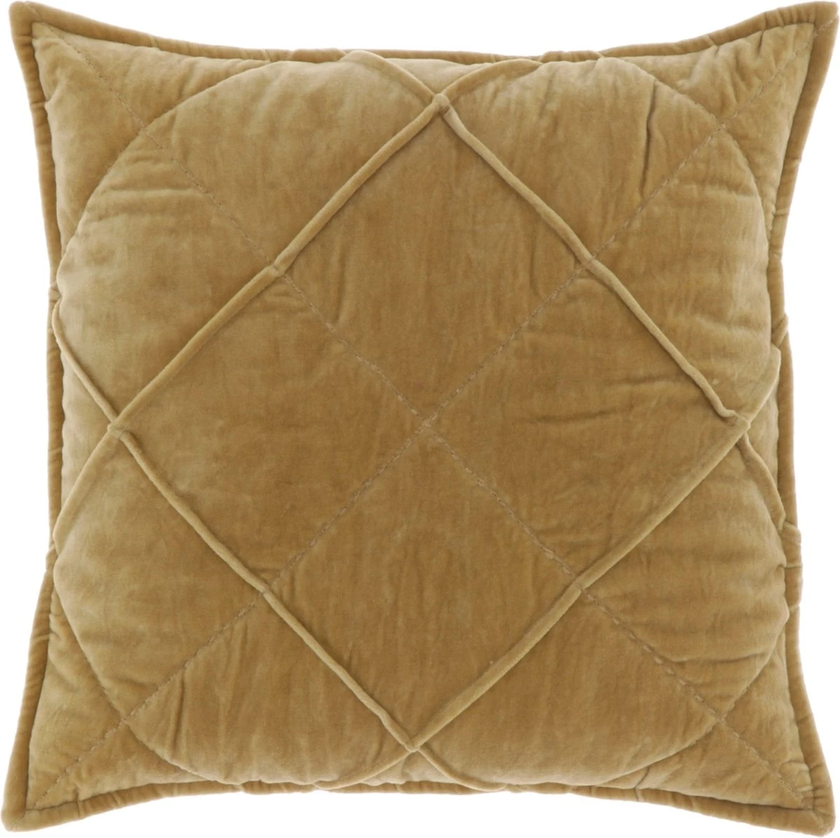 Unique Living Sierkussen Doutzen - Velvet - Geel - 45 X 45 Cm (BxH) 1 Unique Living Sierkussen Doutzen - Velvet - Geel - 45 X 45 Cm (BxH)