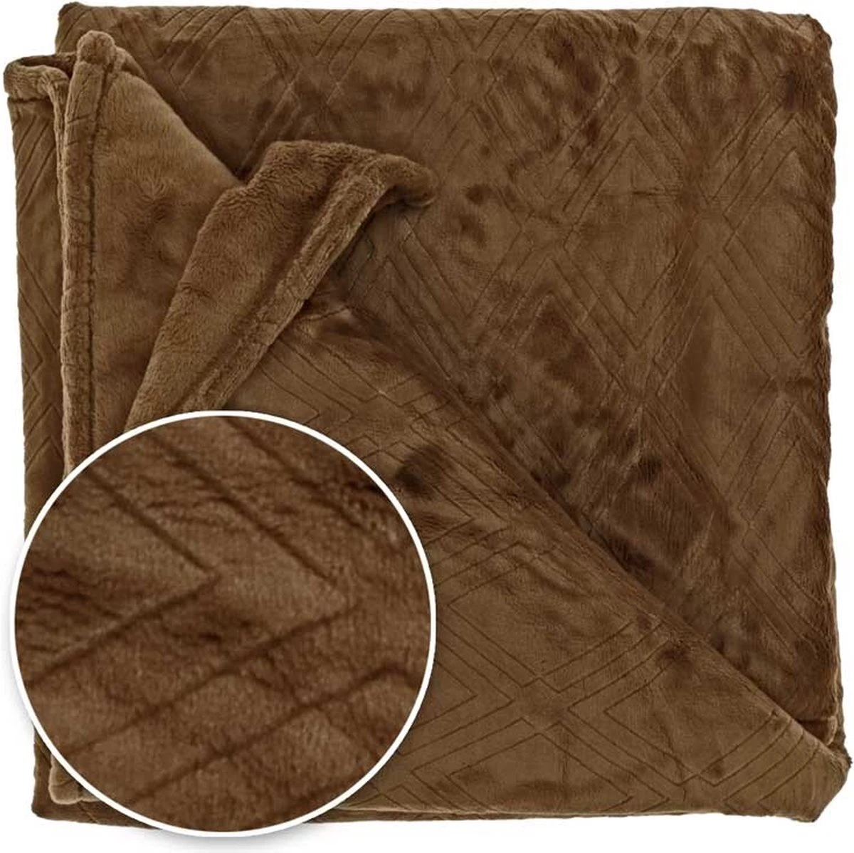 Unique Living - Plaid Auke 150x200cm Coconut 1 Unique Living - Plaid Auke 150x200cm Coconut