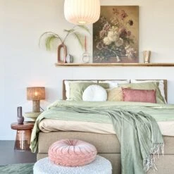 Unique Living Sierkussen Doutzen - Velvet - Geel - 45 X 45 Cm (BxH) 7 Unique Living Sierkussen Doutzen - Velvet - Geel - 45 X 45 Cm (BxH) -Unique Living 1200x1200 11