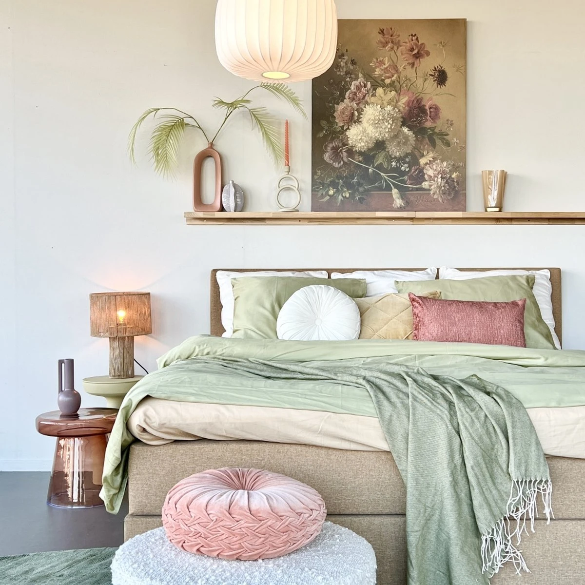 Unique Living Sierkussen Doutzen - Velvet - Geel - 45 X 45 Cm (BxH) 3 Unique Living Sierkussen Doutzen - Velvet - Geel - 45 X 45 Cm (BxH) - Afbeelding 3