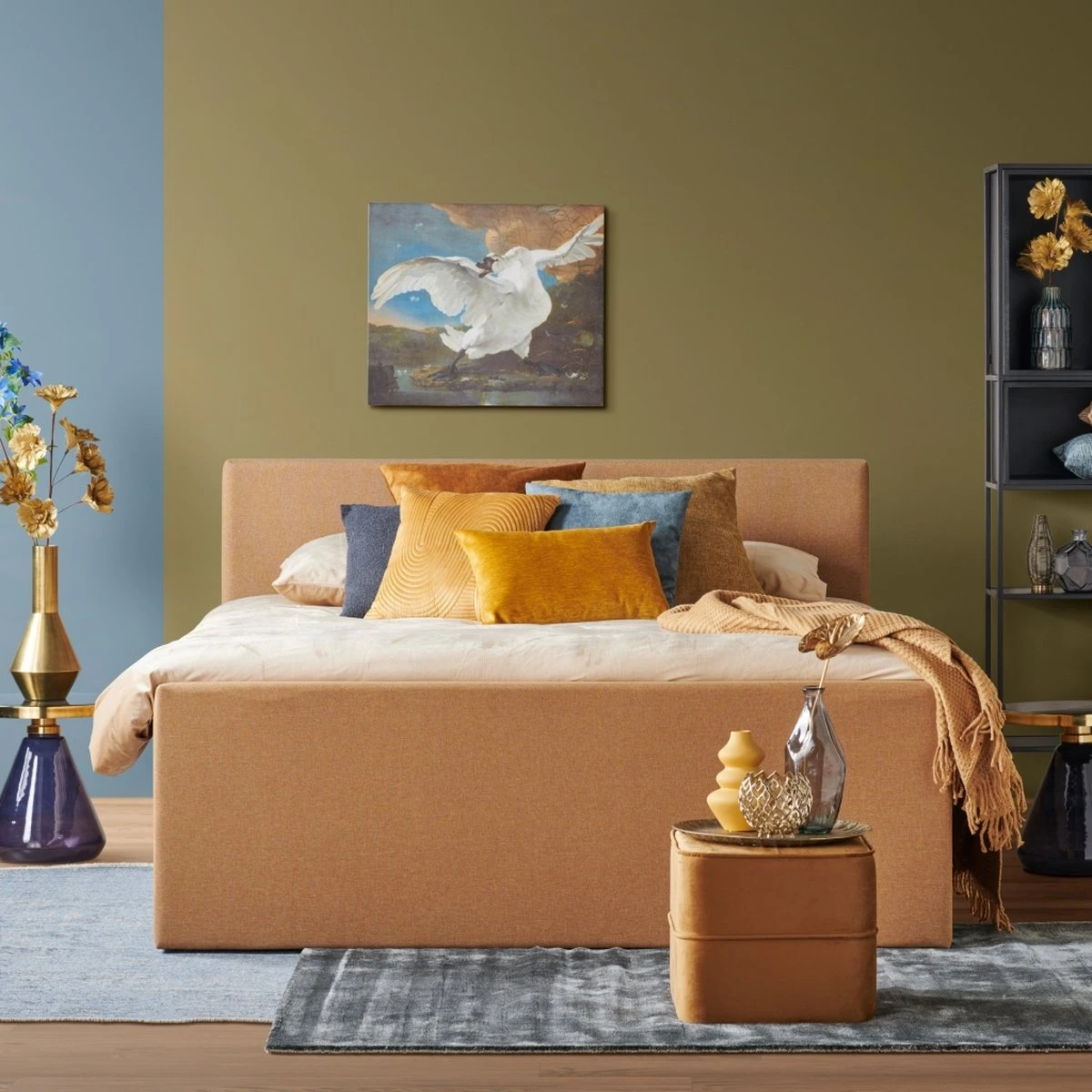 Unique Living Sierkussen Alette - Polyester - Geel - 45 X 45 Cm (BxH) 2 Unique Living Sierkussen Alette - Polyester - Geel - 45 X 45 Cm (BxH) - Afbeelding 2