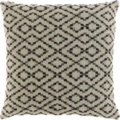 Unique Living | Kussen Elena 45x45cm Black | Kussen Woonkamer Of Slaapkamer