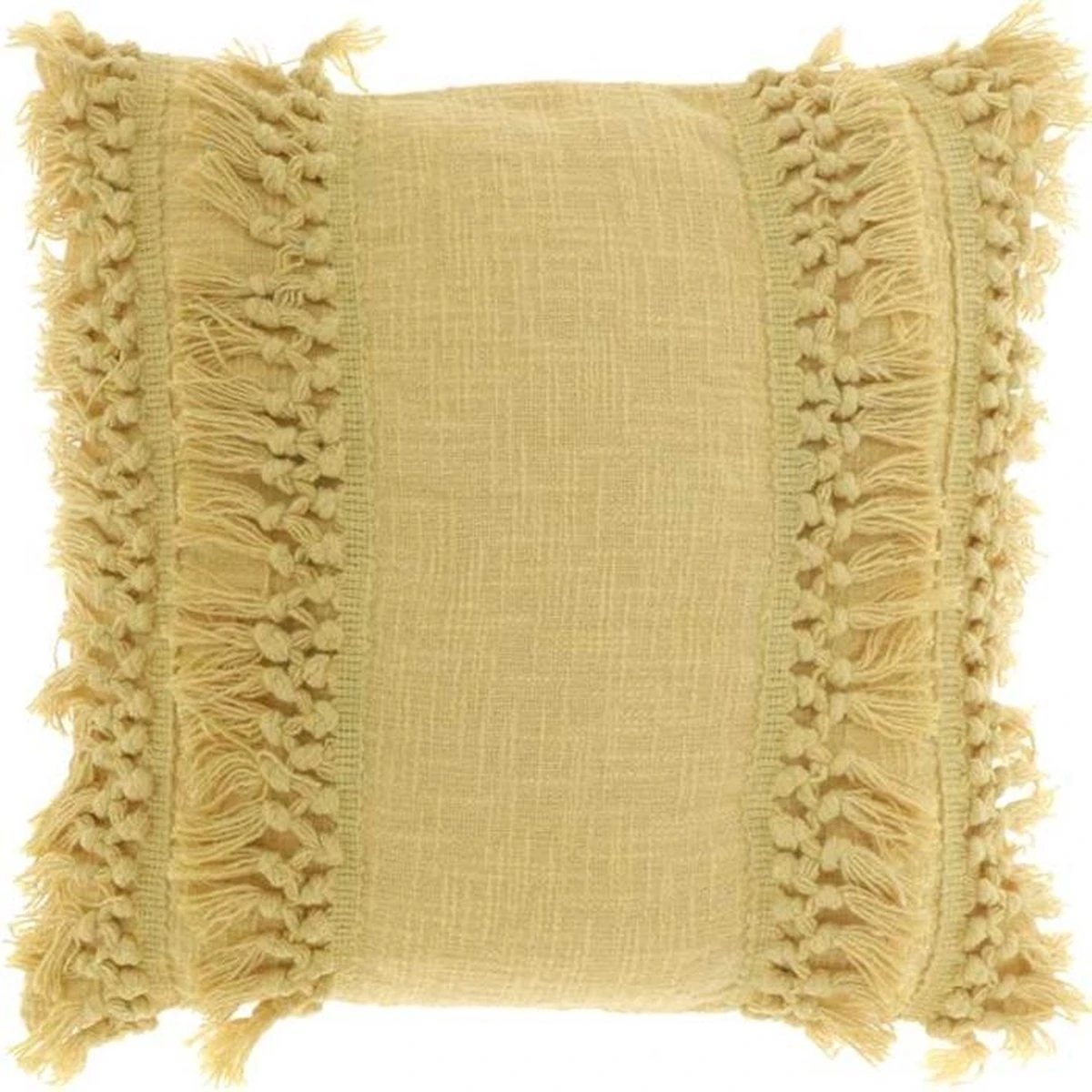 Unique Living | Kussen Saba 45x45cm Soft Yellow | Kussen Woonkamer Of Slaapkamer 2 Unique Living | Kussen Saba 45x45cm Soft Yellow | Kussen Woonkamer Of Slaapkamer - Afbeelding 2