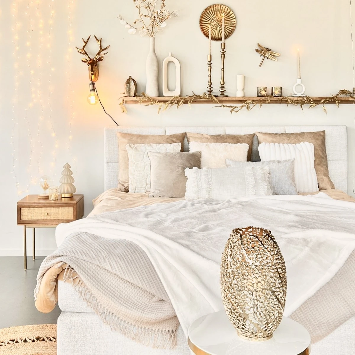 Unique Living - Sierkussen Peppe Wit - Polyester Wit - 0x45x45cm (hxbxd) 2 Unique Living - Sierkussen Peppe Wit - Polyester Wit - 0x45x45cm (hxbxd) - Afbeelding 2