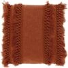 Unique Living Sierkussen - Boho Franjes Terracotta