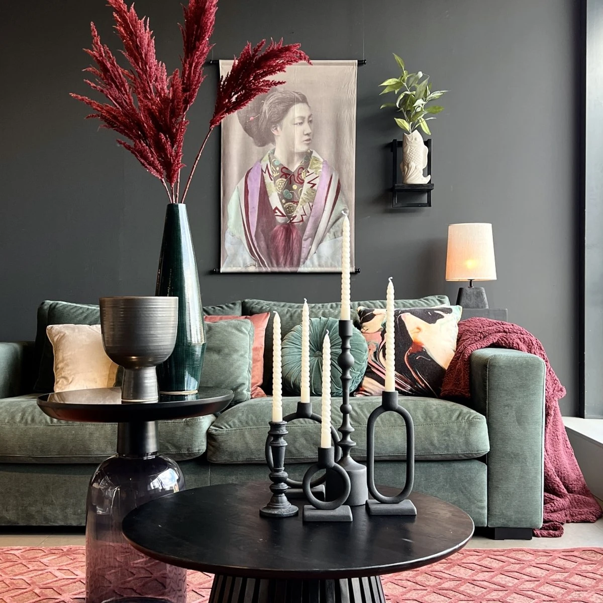 Unique Living Plaid - Teddy - Rood - Polyester 3 Unique Living Plaid - Teddy - Rood - Polyester - Afbeelding 3