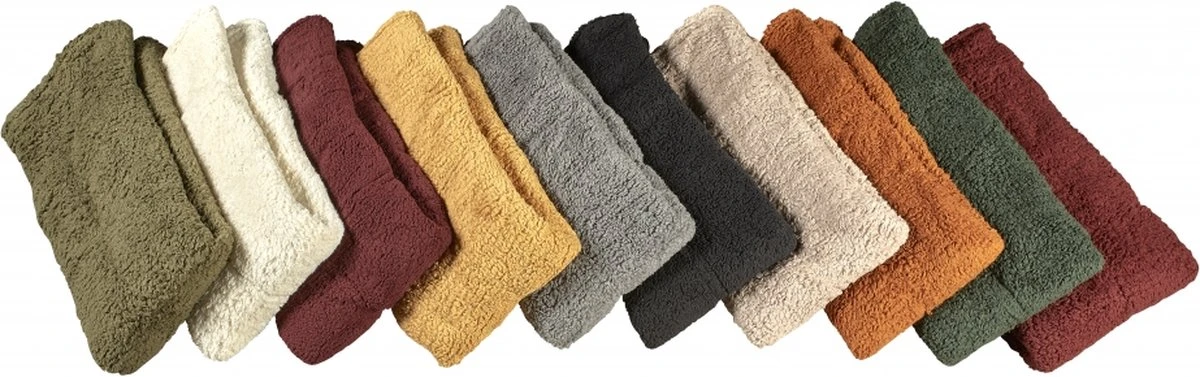 Unique Living Plaid - Teddy - Rood - Polyester 5 Unique Living Plaid - Teddy - Rood - Polyester - Afbeelding 5