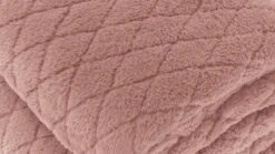 Unique Living Ezra - Fleece - Plaid - XL - 220x240 Cm - Old Pink