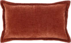 Unique Living Sierkussen Viola - Velvet - Oranje - 50 X 30 Cm (BxH)