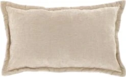 Unique Living Sierkussen Viola - Velvet - Wit - 50 X 30 Cm (BxH)