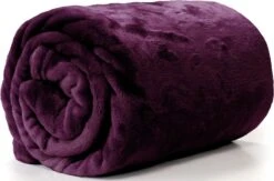Unique Living - Enzo Plaid 130x180cm Dark Purple