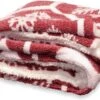 Unique Living Jul - Fleece - Plaid - 150x200 Cm - Red