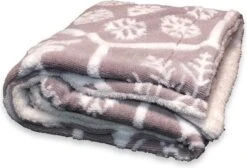 Unique Living Jul - Fleece - Plaid - 150x200 Cm - Taupe