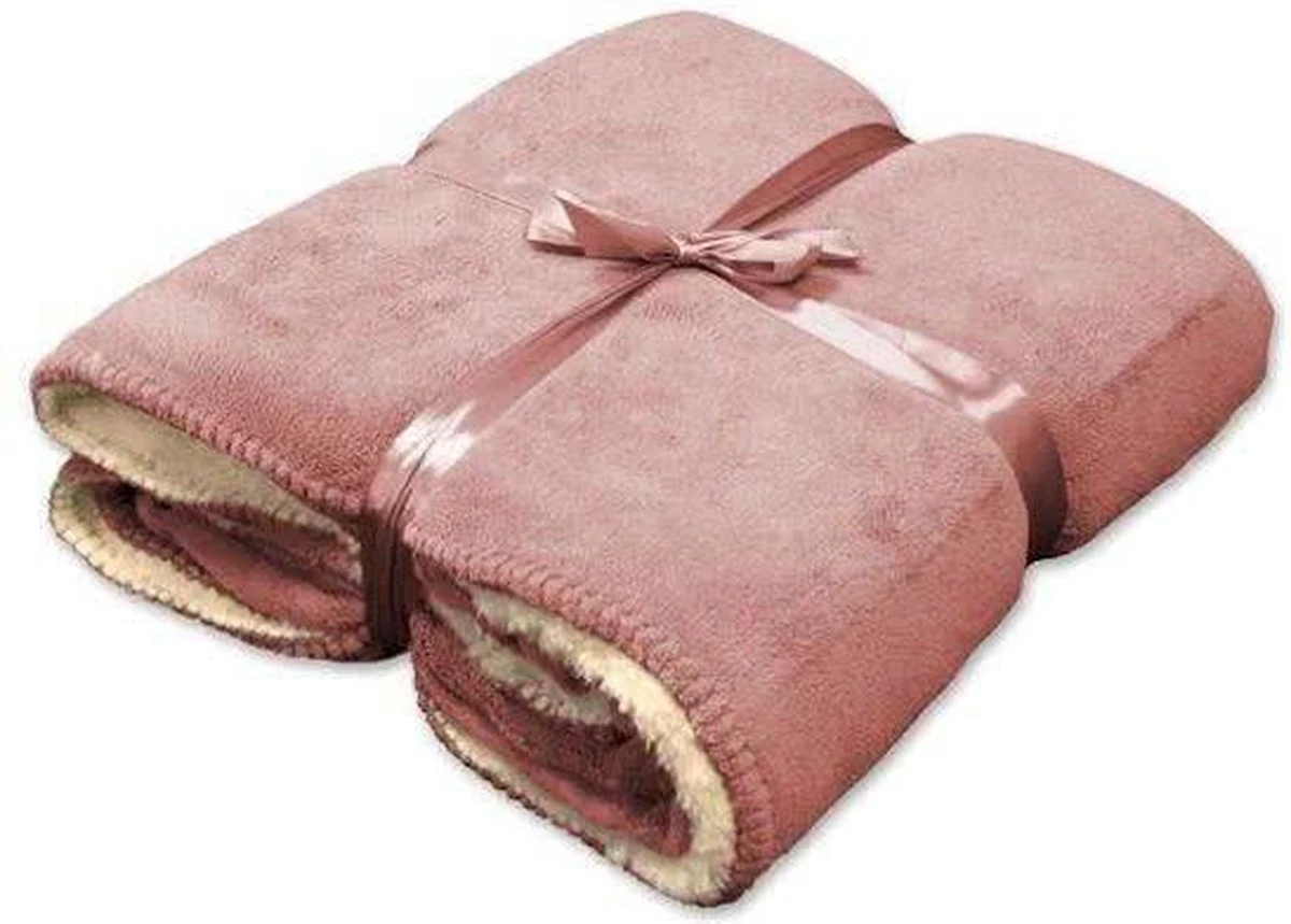 Unique Living Coby Fleece Plaid - Red 2 Unique Living Coby Fleece Plaid - Red - Afbeelding 2